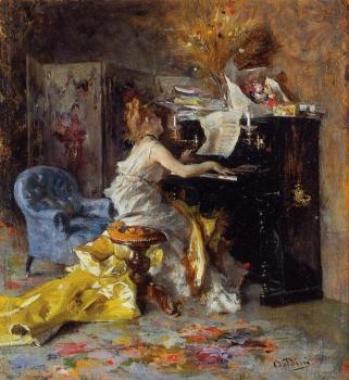 Giovanni Boldini : Woman at a Piano